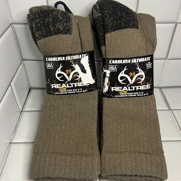 Realtree Other - NWT 4 Pair Lot of Realtree Carolina Ultimate Men's All Season Wear Socks 9 - 13